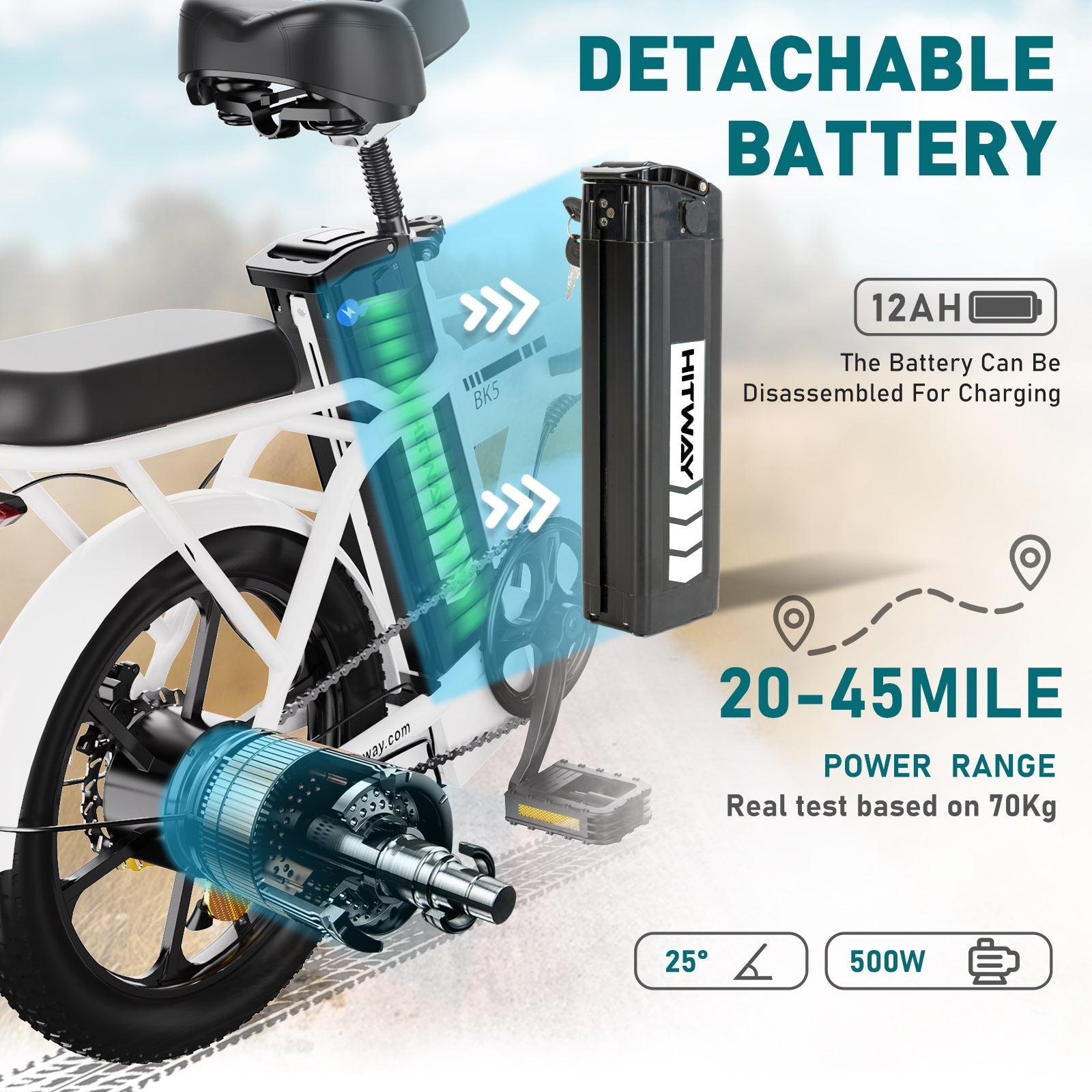 Vélo électrique pliable BK5M